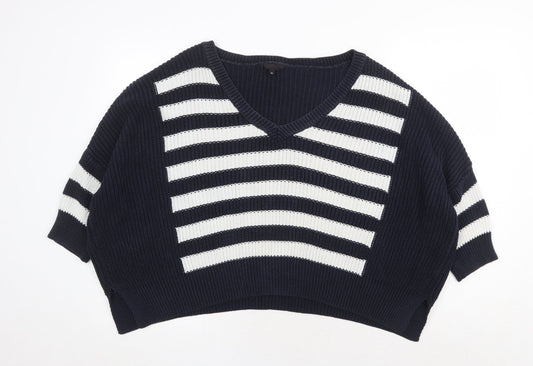 Womens UK Size 10 River Island Blue Pullover Jumper