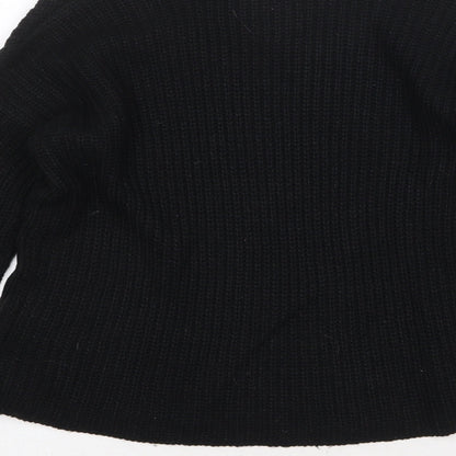 Womens UK Size M Poof Black Pullover Jumper