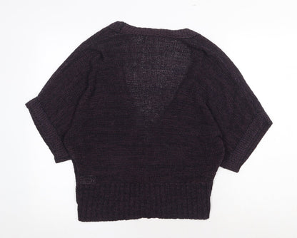 Womens UK Size M Wallis Purple Cardigan Jumper