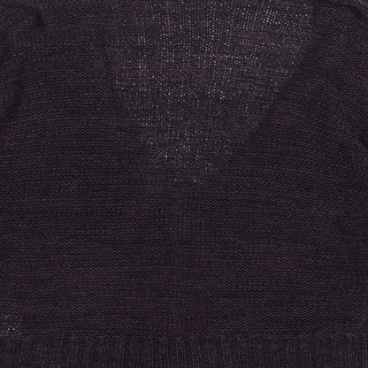 Womens UK Size M Wallis Purple Cardigan Jumper