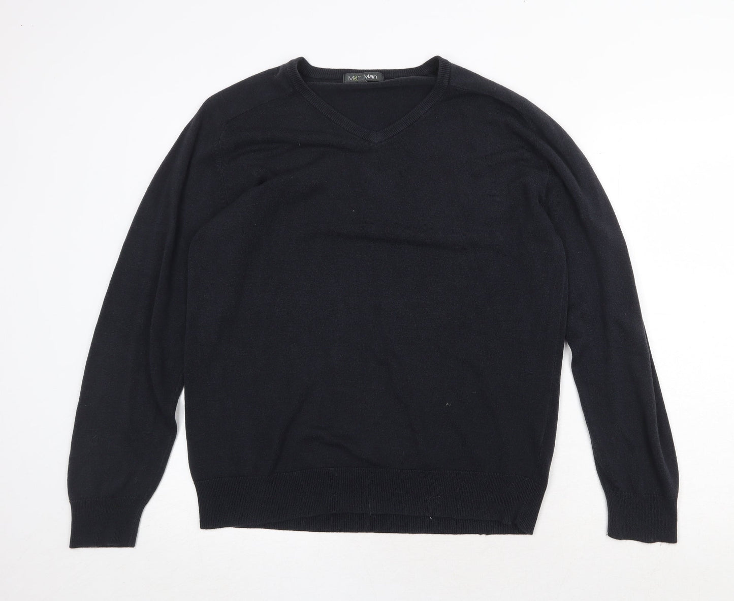 Womens UK Size L Marks and Spencer Blue Pullover Jumper