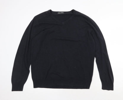 Womens UK Size L Marks and Spencer Blue Pullover Jumper