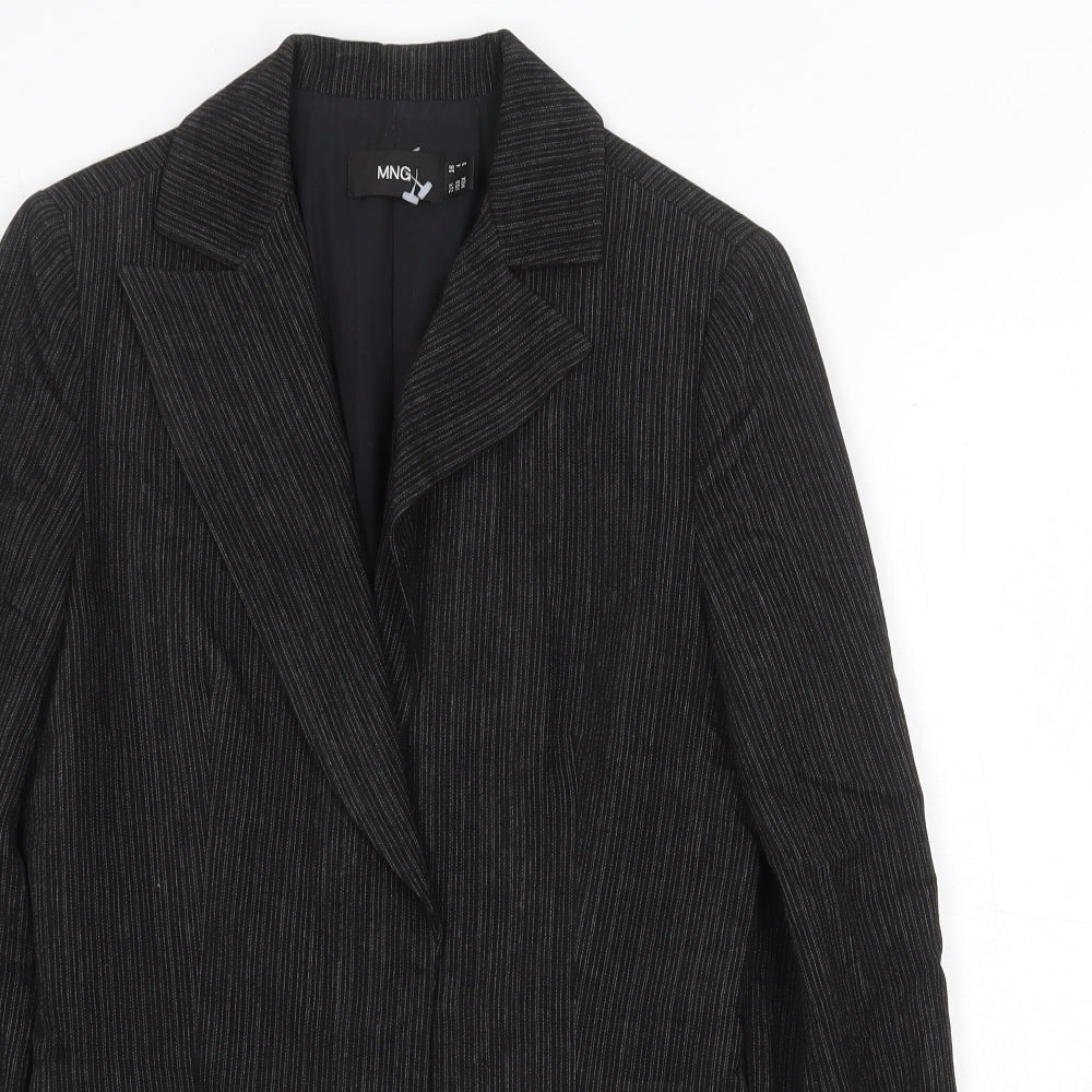 Womens UK Size 8 Mango Black Jacket