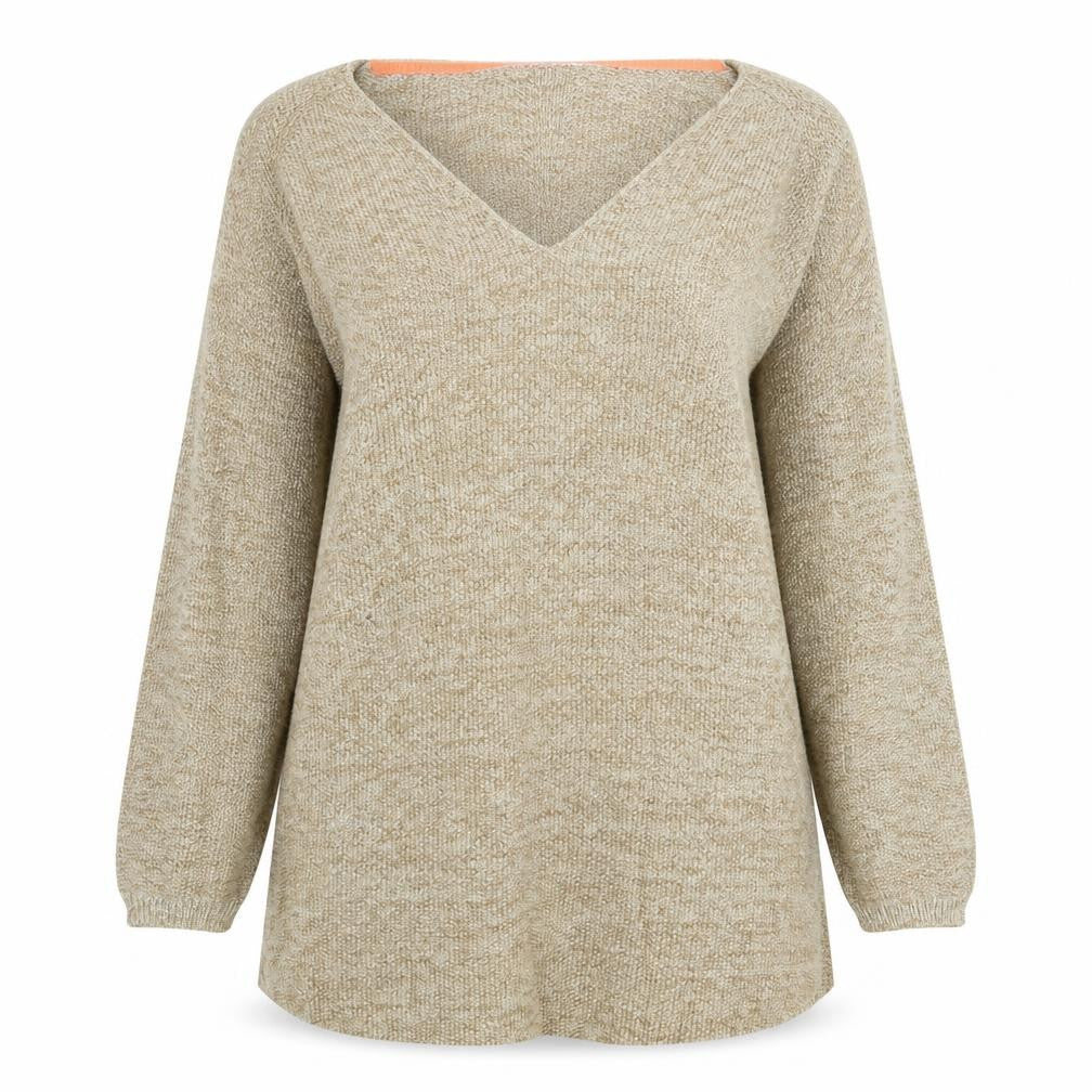 Womens UK Size 8 NEXT Beige Pullover Jumper