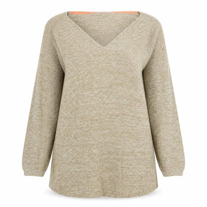 Womens UK Size 8 NEXT Beige Pullover Jumper