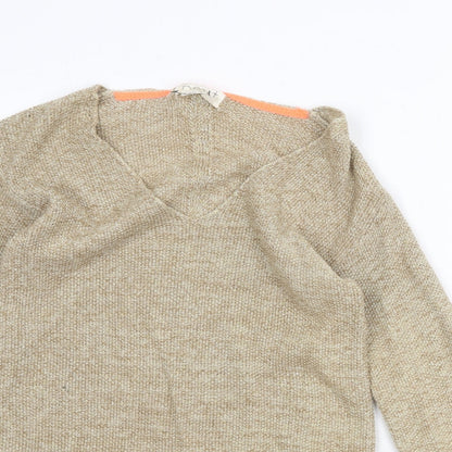 Womens UK Size 8 NEXT Beige Pullover Jumper