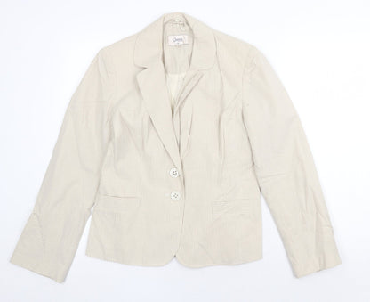 Womens UK Size 10 Marks and Spencer Beige Jacket