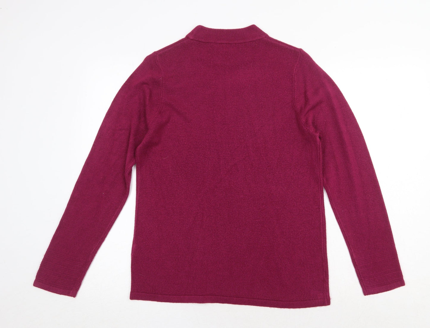 Womens UK Size 12 Marks and Spencer Purple Pullover Jumper