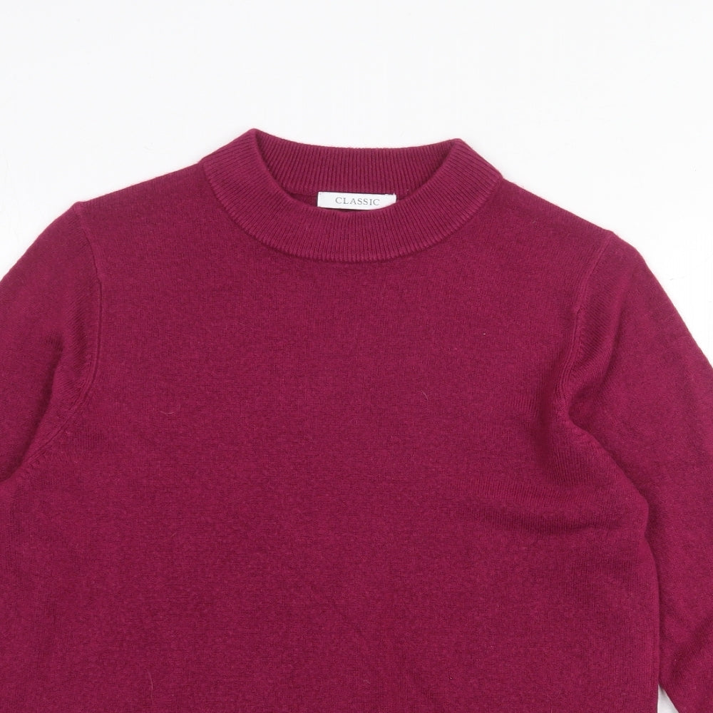 Womens UK Size 12 Marks and Spencer Purple Pullover Jumper