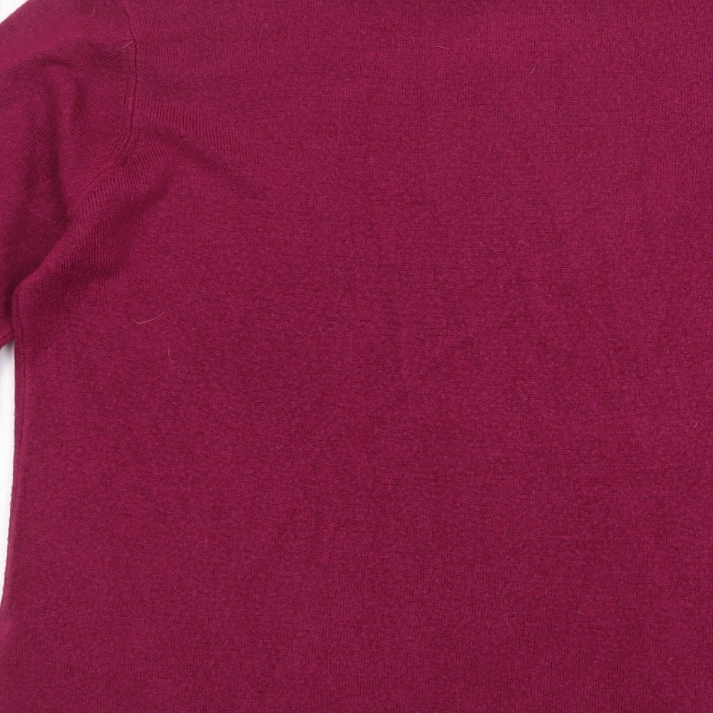 Womens UK Size 12 Marks and Spencer Purple Pullover Jumper