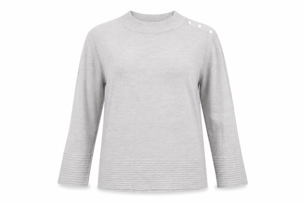 Womens UK Size 12 Marks and Spencer Grey Pullover Jumper