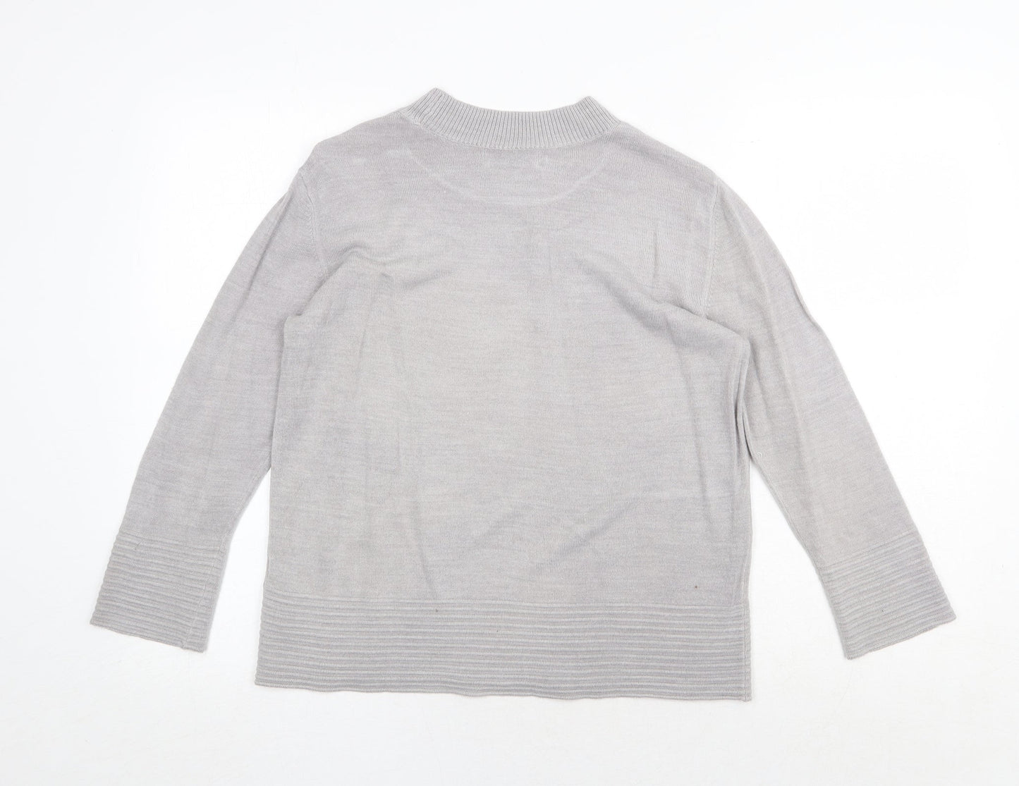 Womens UK Size 12 Marks and Spencer Grey Pullover Jumper