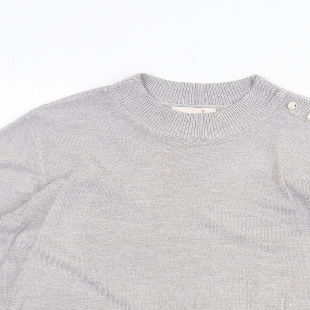 Womens UK Size 12 Marks and Spencer Grey Pullover Jumper