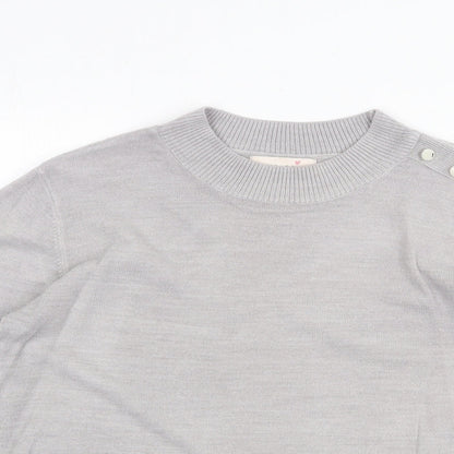 Womens UK Size 12 Marks and Spencer Grey Pullover Jumper