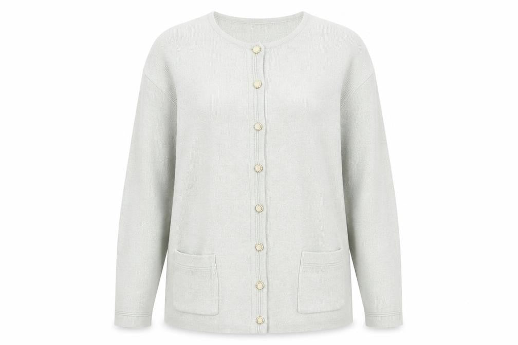 Womens UK Size 14 BHS Green Cardigan Jumper
