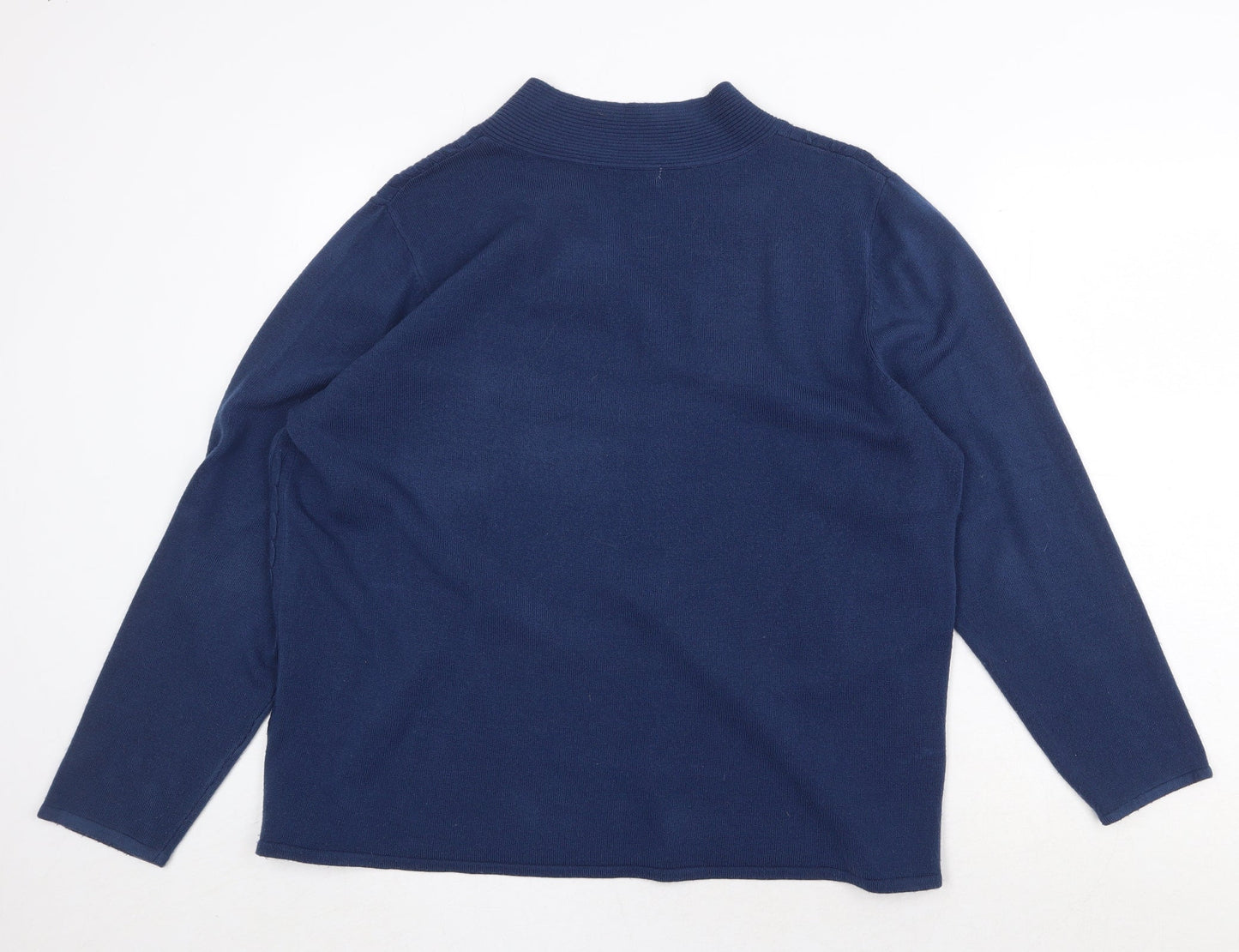 Womens UK Size L Bonmarché Blue Pullover Jumper