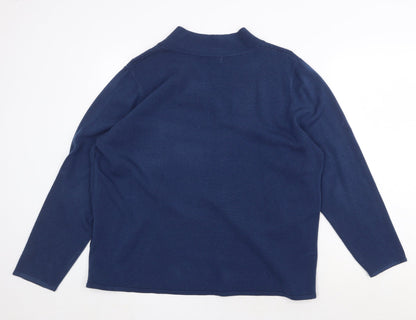 Womens UK Size L Bonmarché Blue Pullover Jumper