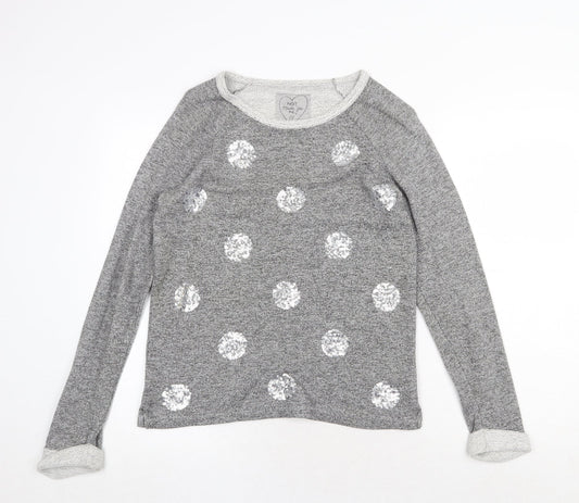 Womens UK Size 12 NEXT Grey Pullover Jumper