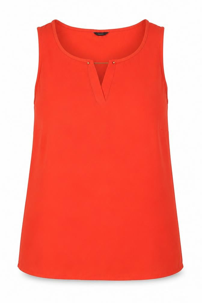 Womens UK Size 12 M&Co Red Basic Tank