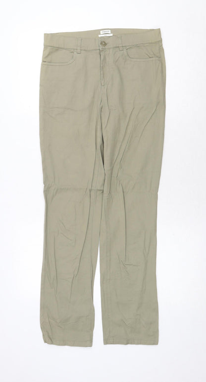 Fillipa K Womens Grey Cotton Straight Jeans Size XS Regular Zip