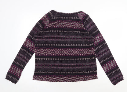 Womens UK Size S FOREVER 21 Purple Pullover Jumper