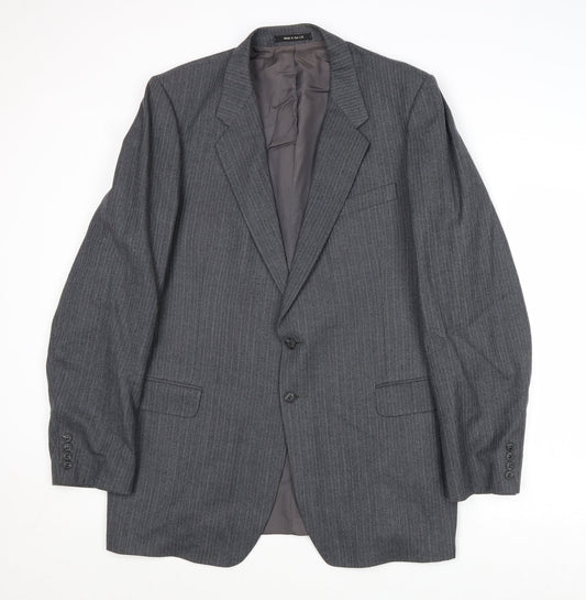 Mens UK Size 44 St Michael Regular Grey Suit Jacket