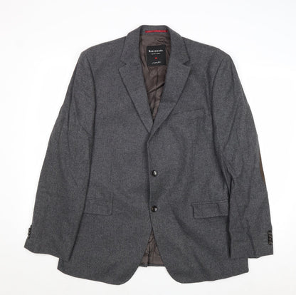 Mens UK Size 42 Benvenuto Regular Grey Suit Jacket