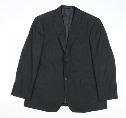 Mens UK Size 42 Greenwoods Regular Grey Suit Jacket