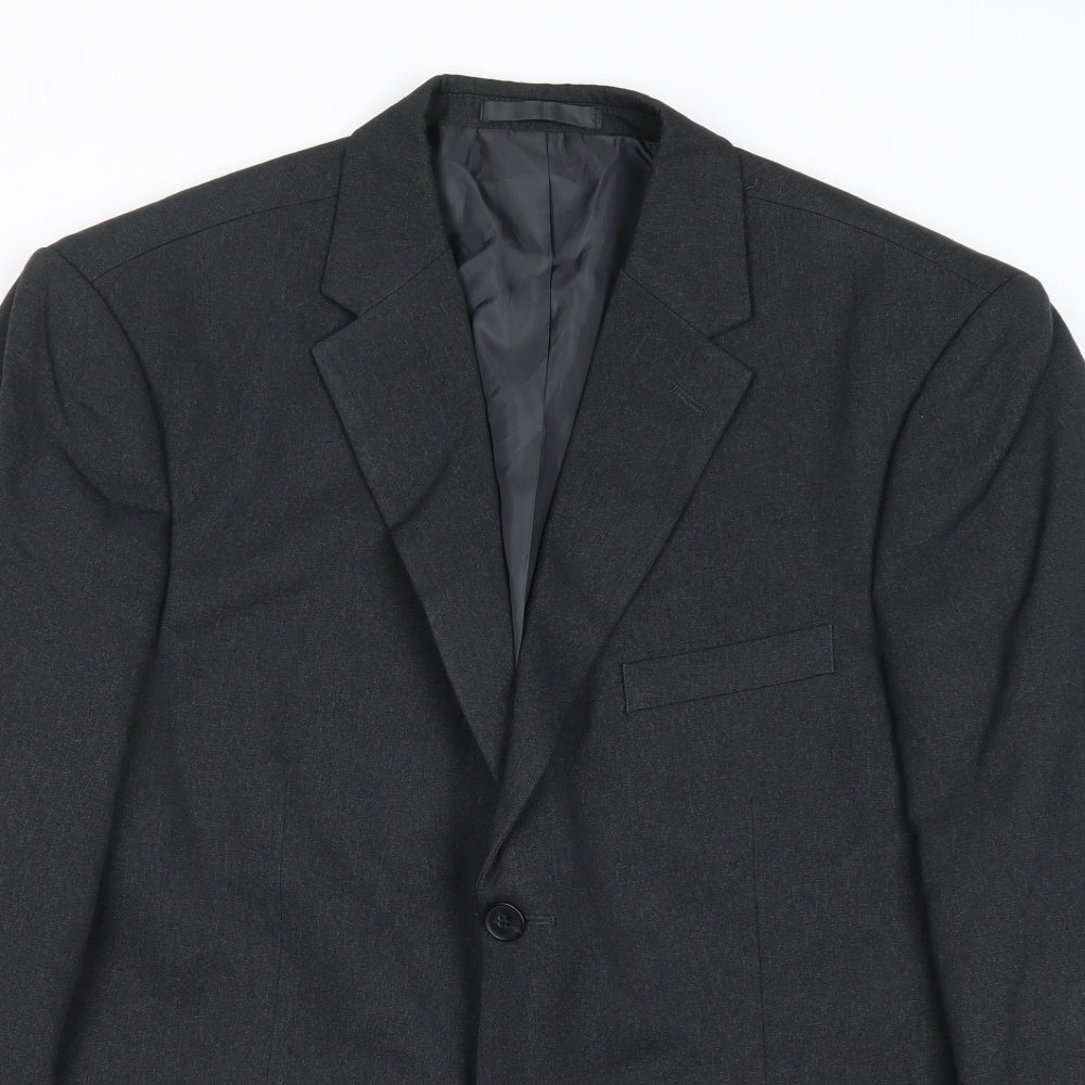Mens UK Size 42 Greenwoods Regular Grey Suit Jacket