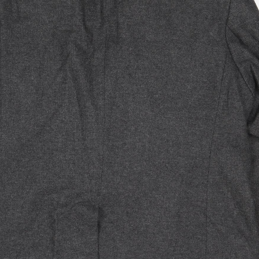 Mens UK Size 48 Burton Regular Grey Suit Jacket