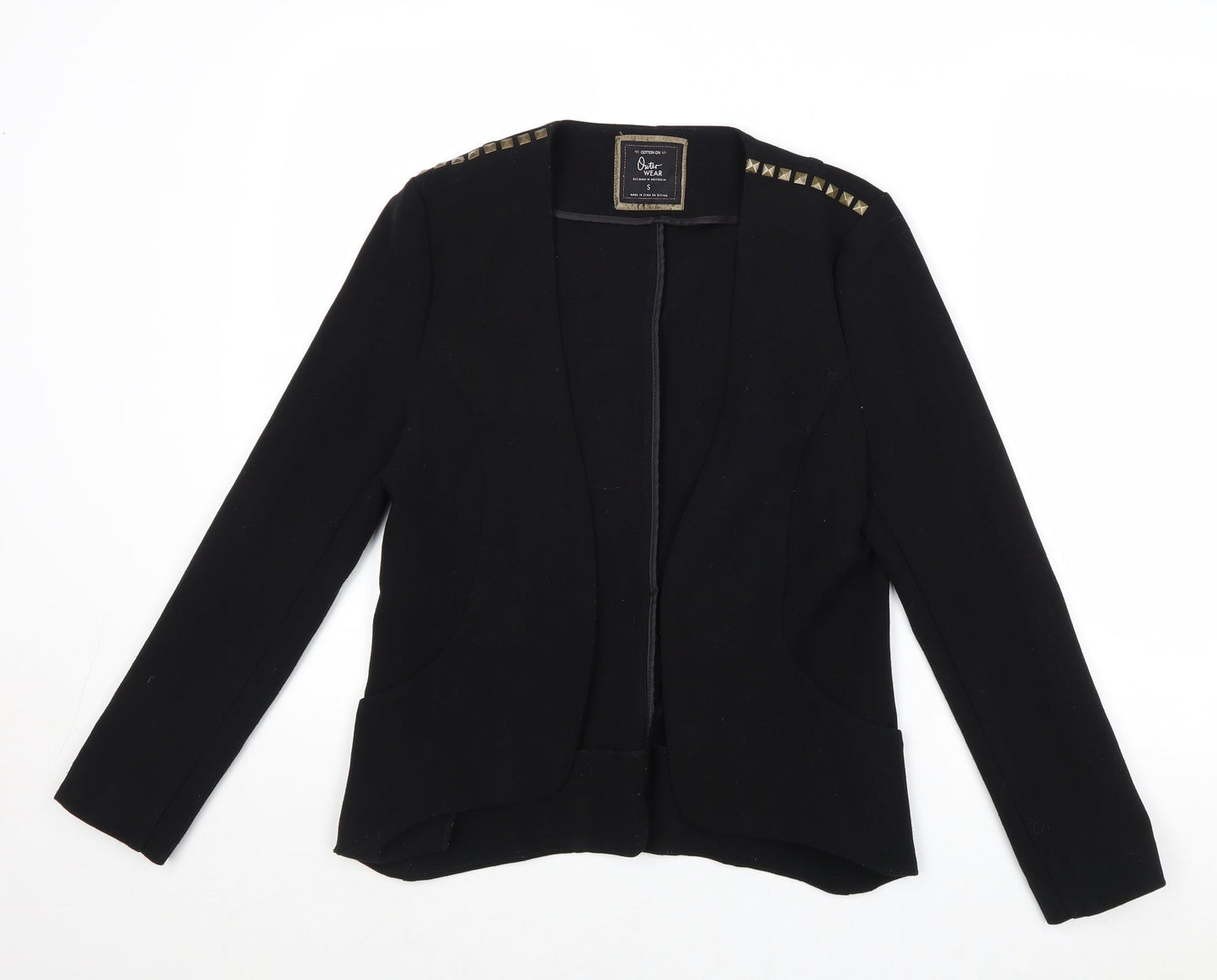 Cotton On Womens Black Jacket Blazer Size S