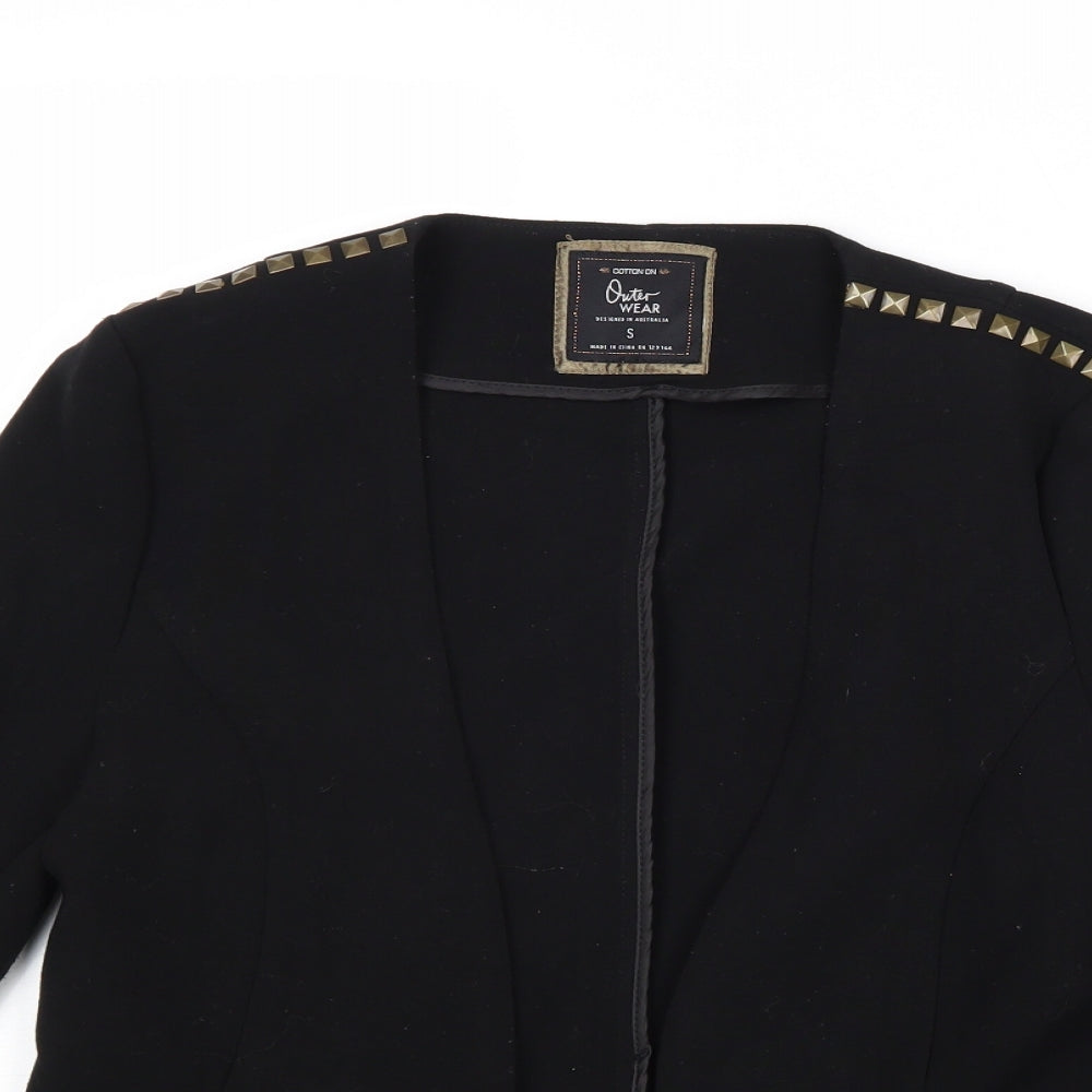 Cotton On Womens Black Jacket Blazer Size S