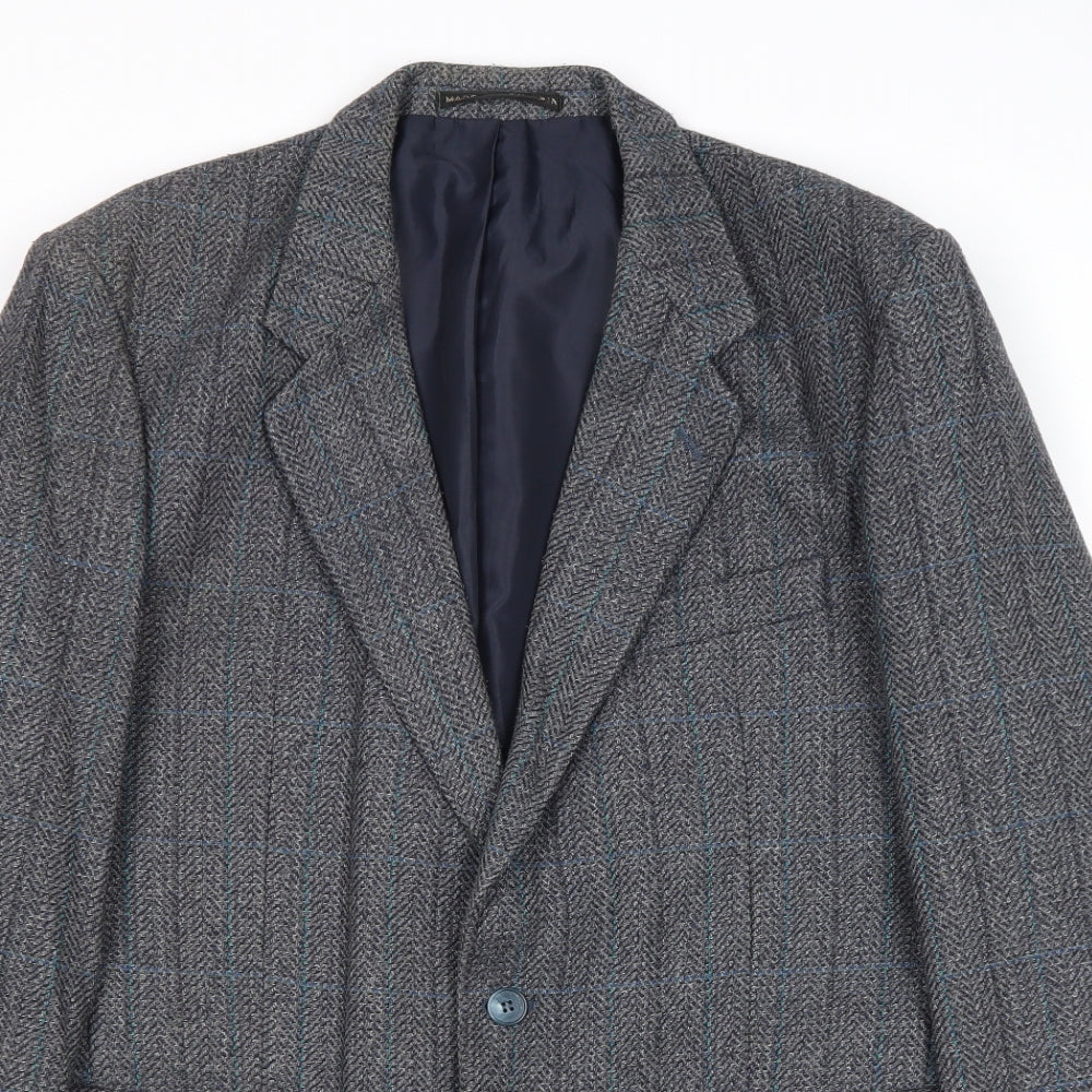 Mens UK Size 40 Hodges Regular Grey Suit Jacket
