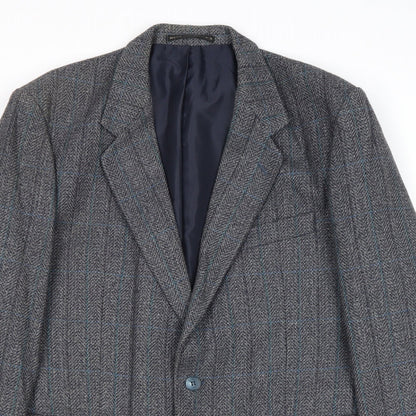 Mens UK Size 40 Hodges Regular Grey Suit Jacket