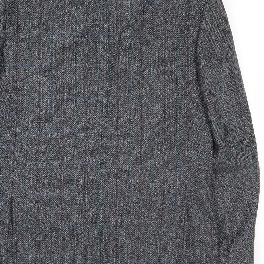 Mens UK Size 40 Hodges Regular Grey Suit Jacket
