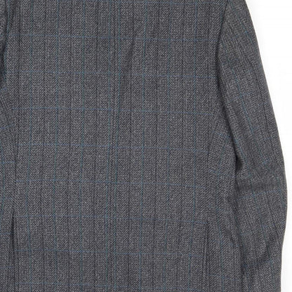 Mens UK Size 40 Hodges Regular Grey Suit Jacket