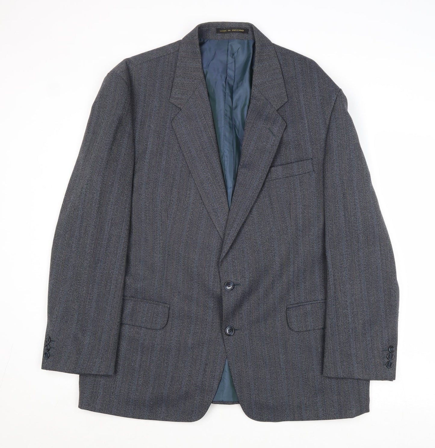 Mens UK Size 44 James Barry Regular Blue Suit Jacket
