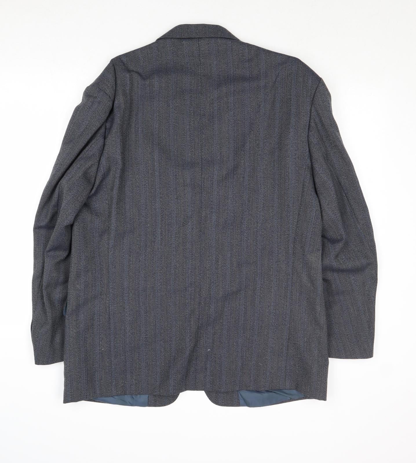 Mens UK Size 44 James Barry Regular Blue Suit Jacket