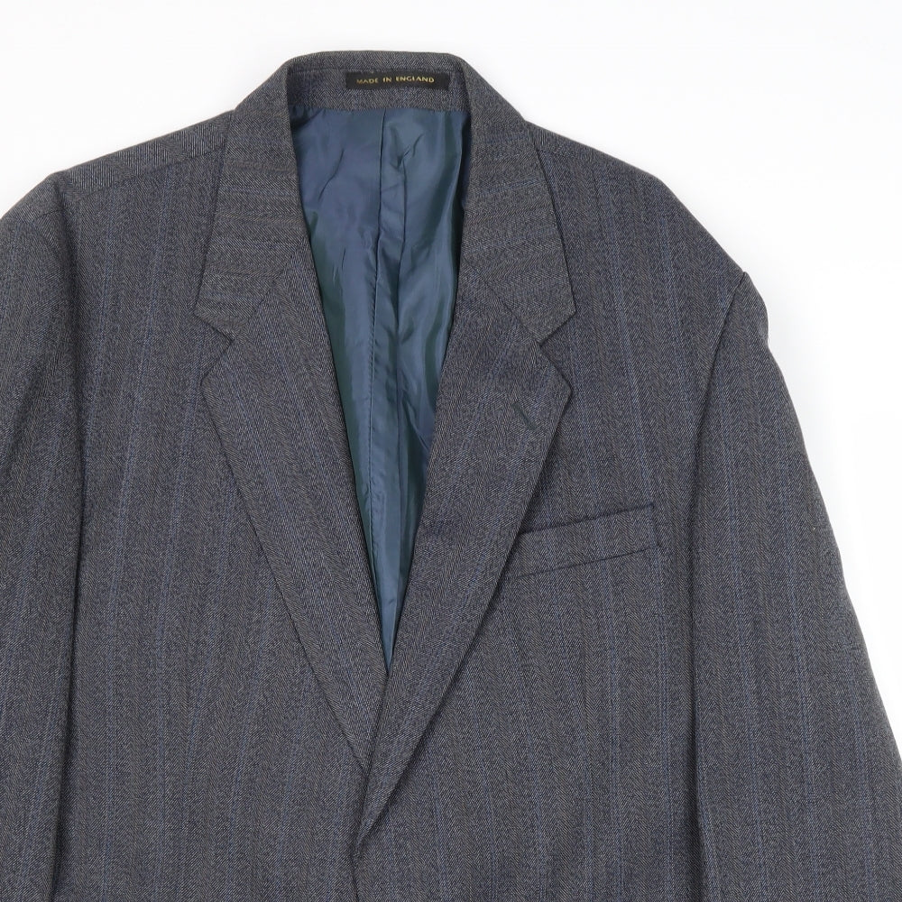 Mens UK Size 44 James Barry Regular Blue Suit Jacket