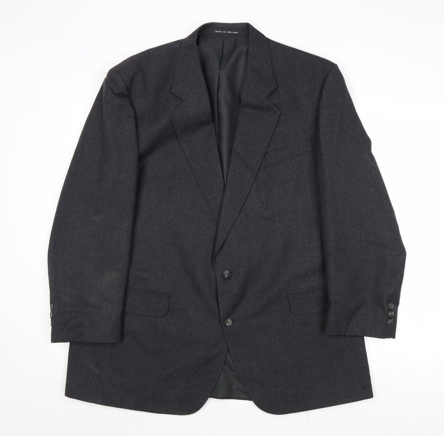 Daniel Drescot Mens Grey Wool Jacket Suit Jacket Size 46 Regular
