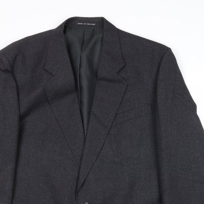 Daniel Drescot Mens Grey Wool Jacket Suit Jacket Size 46 Regular