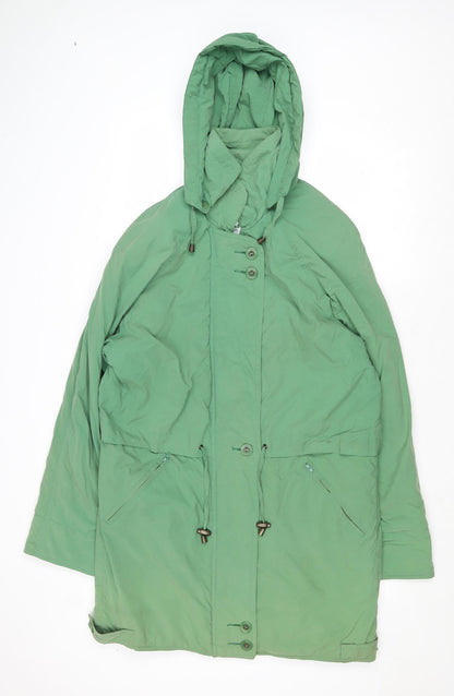Klass Womens Green Jacket Size S Zip