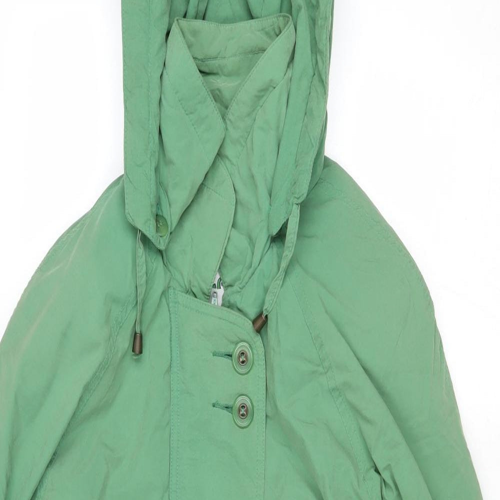 Klass Womens Green Jacket Size S Zip
