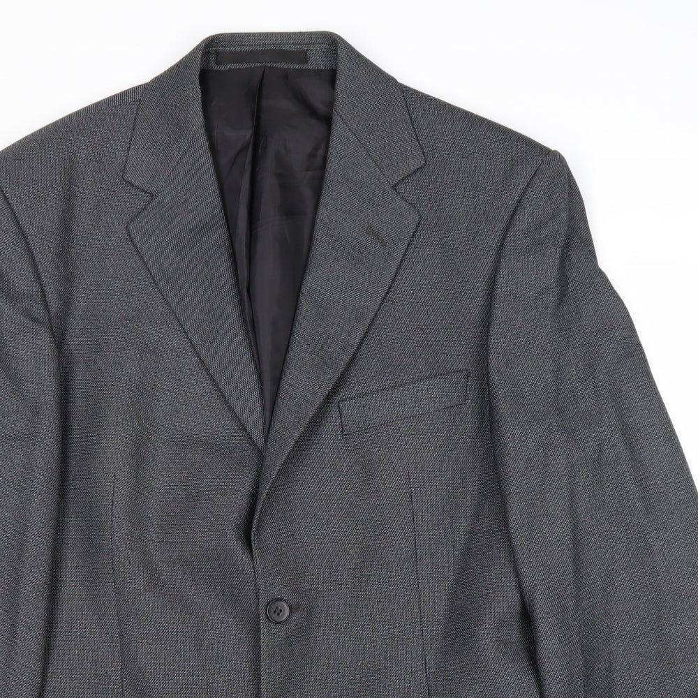 Mens UK Size 40 Marks and Spencer Regular Grey Suit Jacket