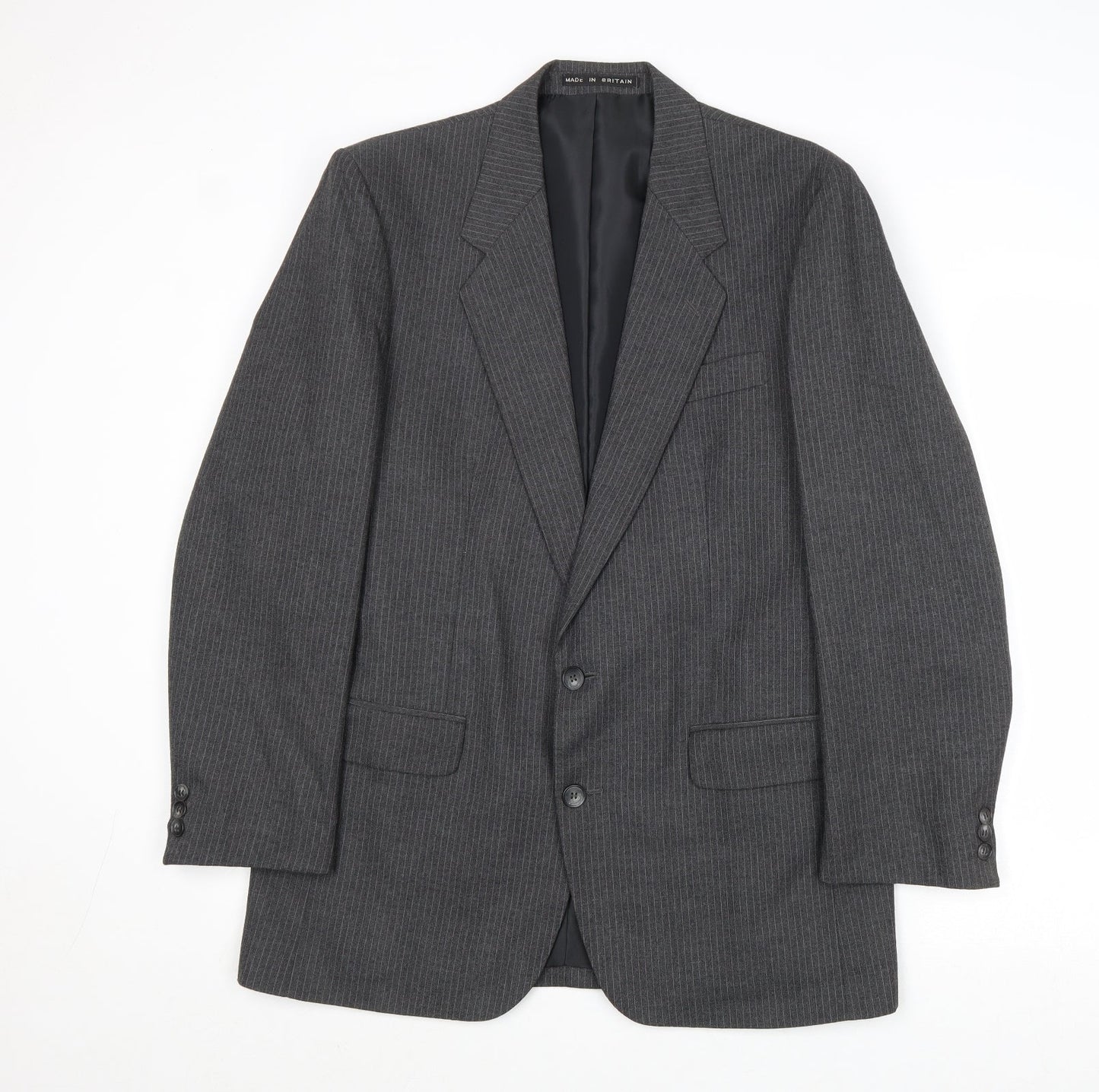 Mens UK Size 38 Greenwoods Regular Grey Suit Jacket