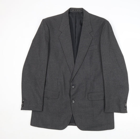 Mens UK Size 38 Greenwoods Regular Grey Suit Jacket