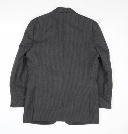 Mens UK Size 38 Greenwoods Regular Grey Suit Jacket