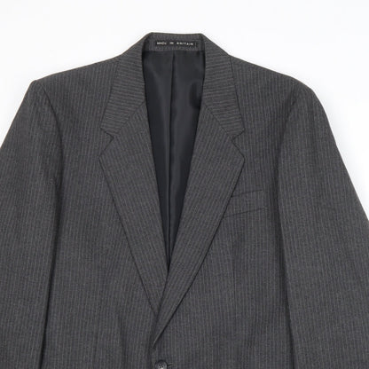 Mens UK Size 38 Greenwoods Regular Grey Suit Jacket