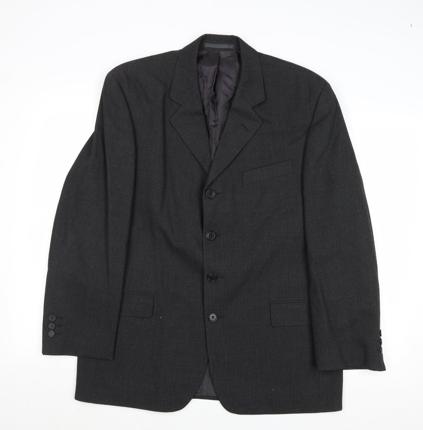 Mens UK Size 40 Burton Regular Grey Suit Jacket