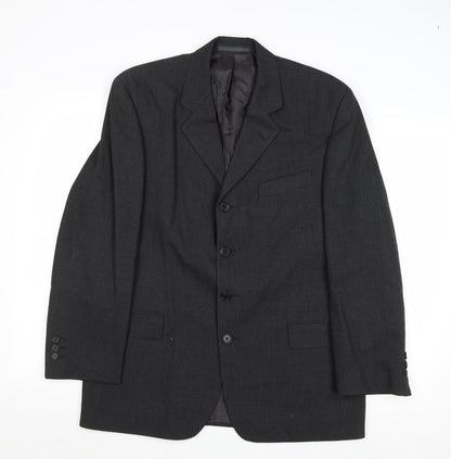 Mens UK Size 40 Burton Regular Grey Suit Jacket